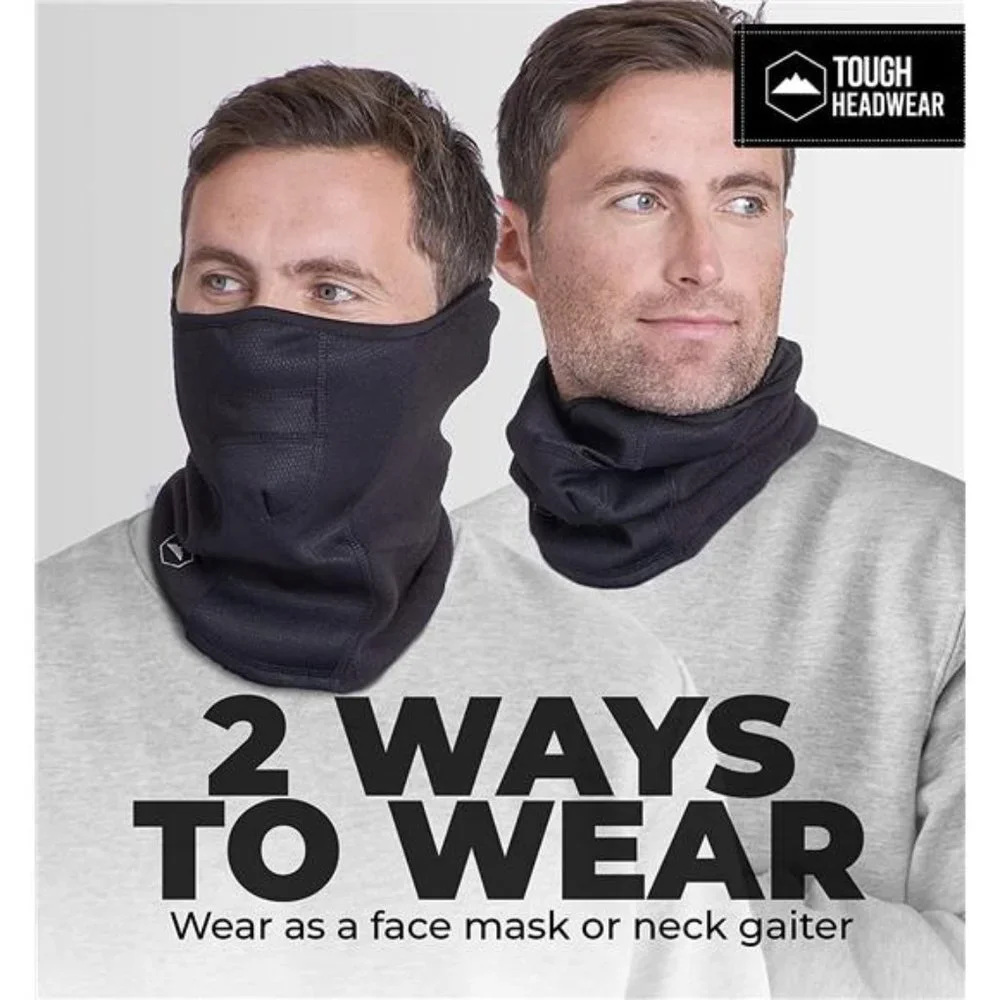 Winter Face Mask & Ski Mask Neck Gaiter - Cold Weather Half Balaclava